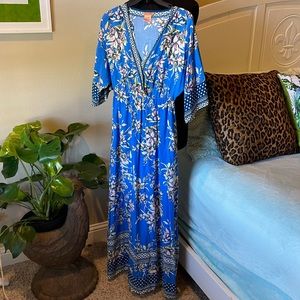 BLUE FLORAL DRESS by FLYING TOMATO 🍅